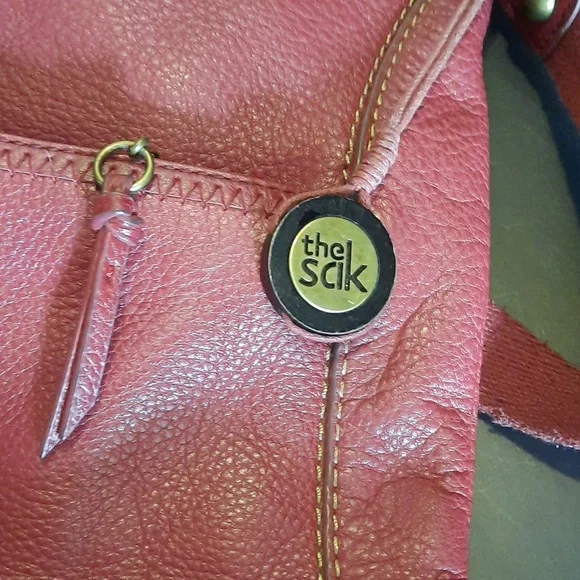 Leather Burgundy The Sak Bag - Picture 5 of 12